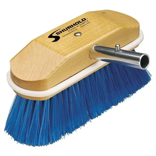 310 – SHURHOLD IND Scrub Brush, Use On Delicate Surfaces Like Isinglass And Plexiglas 8 Inch Extra Soft Hull Brush Ny...